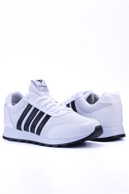 Uniszex sportcipő 1802 - fehér / fekete #371749