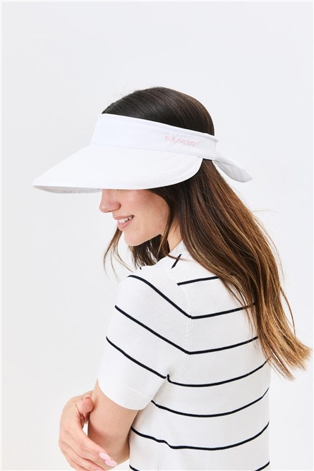 Straw Beach Hat with Visor Y25730-30  #451953