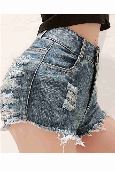 Women's Denim Shorts - Blue #385810
