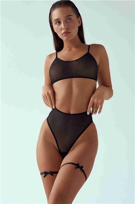 Women's 4 Piece Set - Black #385833