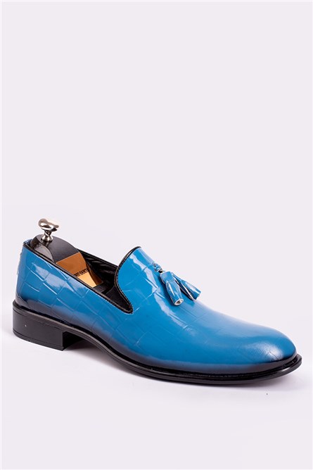 ALEXANDER GARCIA Men's classic shoes - Light blue  20230321190