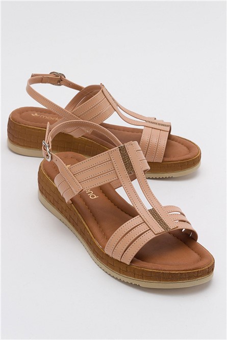 Women's Casual Sandals - Beige #382913