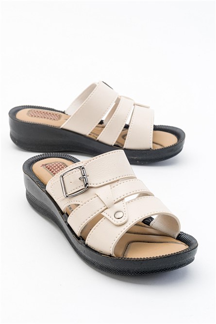 Women's Casual Slippers - Beige #381678