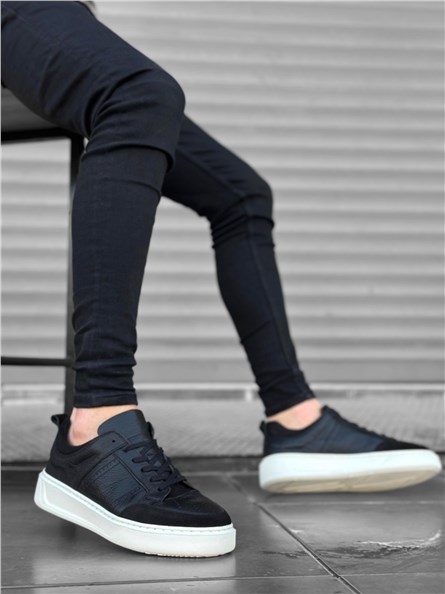 Men's Genuine Leather Shoes BA0314 - Black #385071