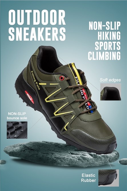 Men's Hiking Shoes - Khaki #988146