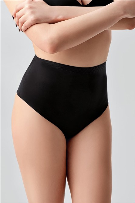 Laser Cut High-Waisted Seamless String C19206  #451453