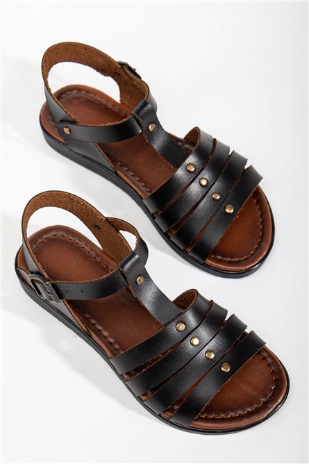 Women's Casual Sandals - Black #366123