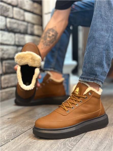 Men's Sports Boots with Warm Lining BA0151 - Taba #407101