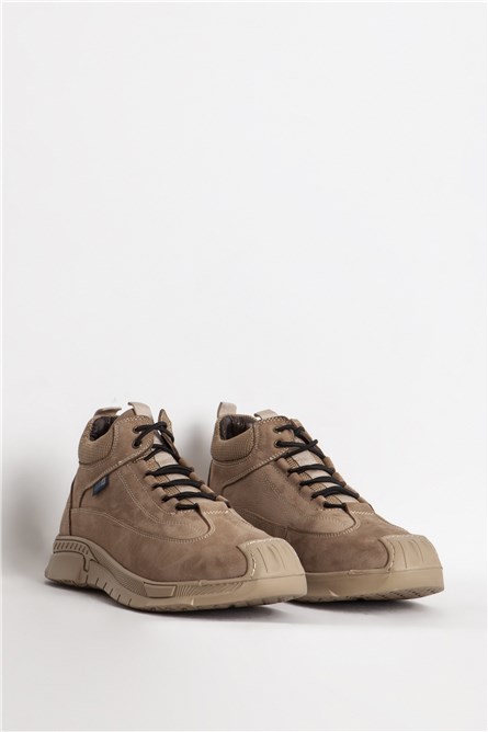 Men's Natural Nubuck Boots 16215 - Beige #388869