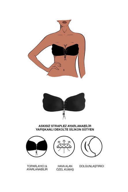 C&City Magic Bra Adhesive Stick Bra Strapless Push Up Bras  #450005