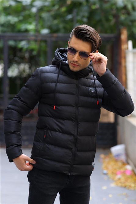 Men's Waterproof and Windproof Jacket QDM-230 - Black #409702