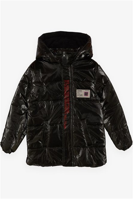 Children's Hooded Jacket for Boys - Black #412036