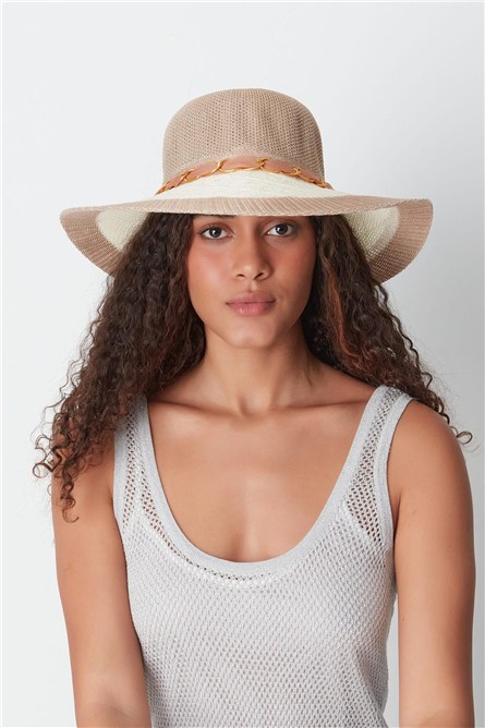 Mercerized Beach Hat T24740-05  #451434