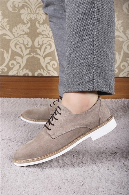  GERARDINO Men's Classic Suede Shoes Sand 3011