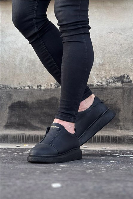 Men's Casual Shoes WG023 - Black #412919