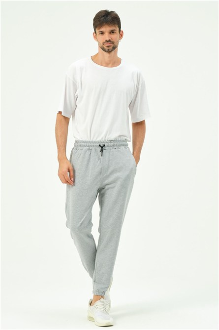 C&City Men Elastic Leg Sweatpants with Side Pockets 781  #451082