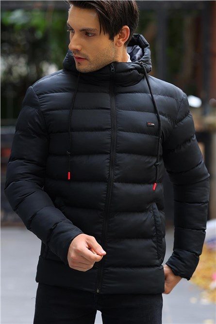 Men's Waterproof and Windproof Jacket QDM-190 - Black #409705