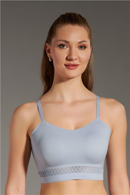 C&City Non-Wireless Seamless Laser Bra with Removable Pads C26135  #451071
