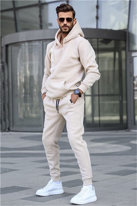 Men's Sports Set 5905 - Light Beige #357910
