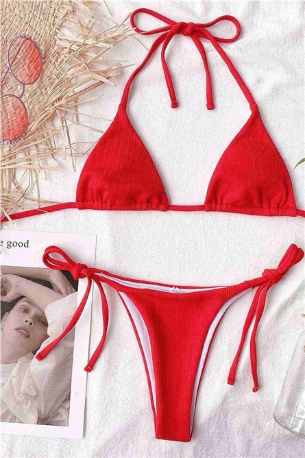 Swimsuit Top - Red #363077