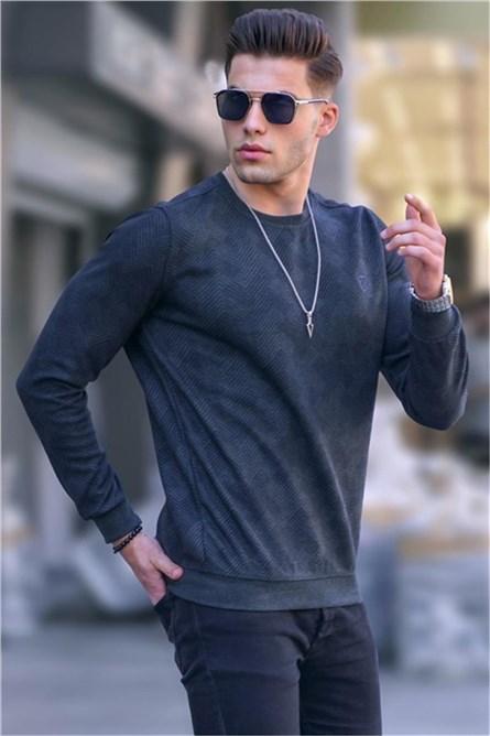 Men's Sweater 5962 - Anthracite #357948