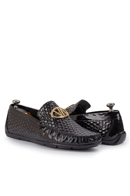 ANTONIO GARCIA Men's leather elegant shoes - Black 202108355595