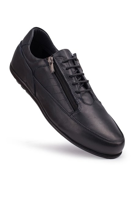 ANTONIO GARCIA Men's Leather Shoes - Dark Blue 202108355667