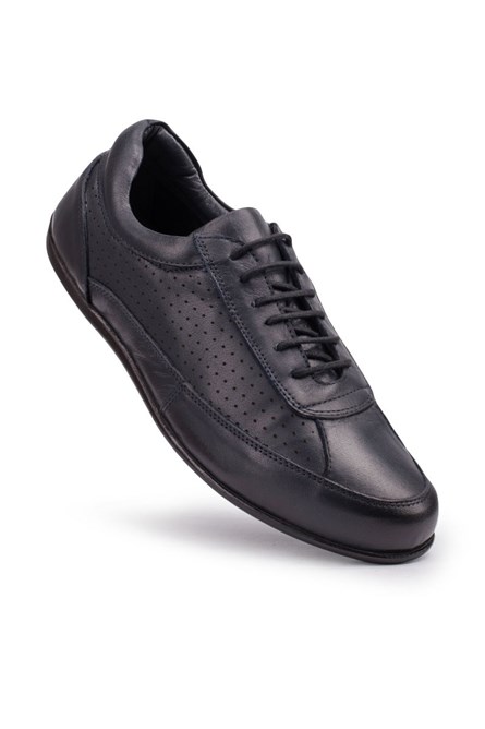 ANTONIO GARCIA Men's Leather Shoes - Dark Blue 202108355670