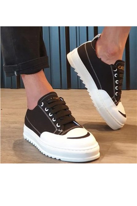 Men's Lace Up Shoes SLW-021 - Black #371349