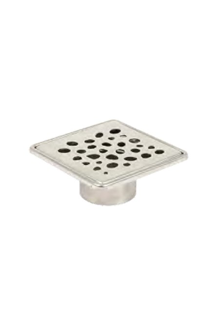Sukar Line 9 Floor siphon with grid 10x10cm - Chrome #342491 Sukar Line 9 Floor siphon with grid 10x10cm - Chrome #342491