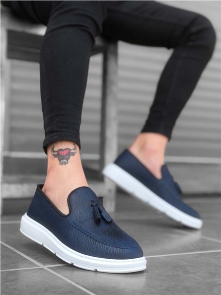 Men's casual shoes BA0005 - Navy blue #321968
