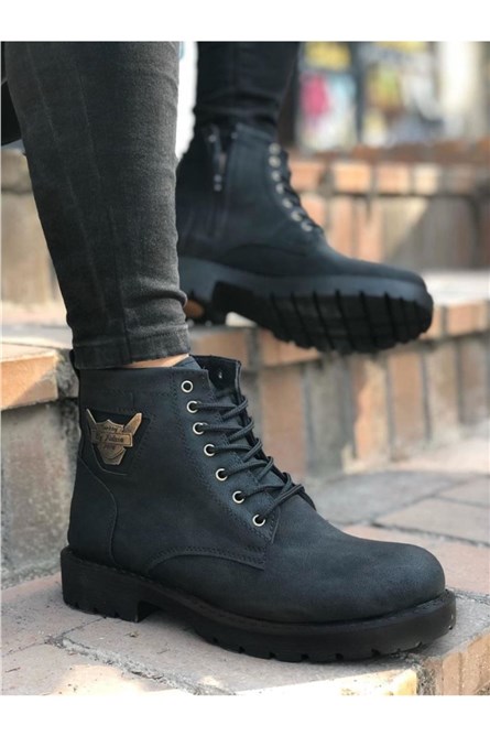 Men's sports boots BA0080 - Black # 322169