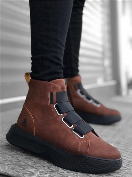 Men's sports boots BA0142 - Brown # 322262