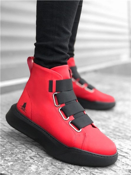 Men's sports boots BA0142 - Red # 322263