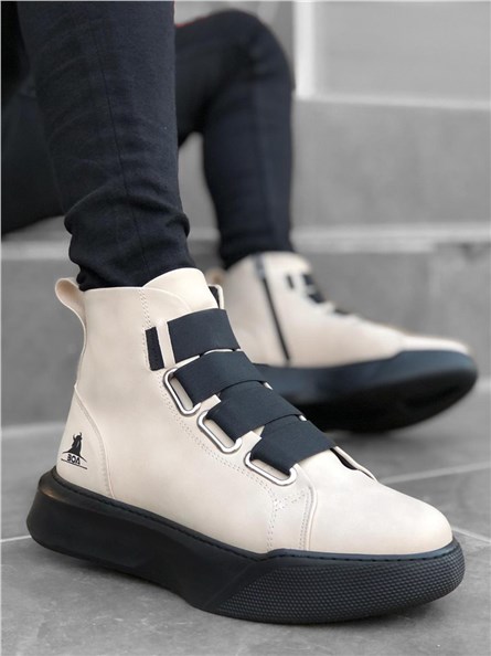 Men's sports boots BA0142 - Cream # 322264