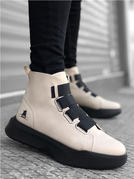 Men's sports boots BA0142 - Cream # 322264