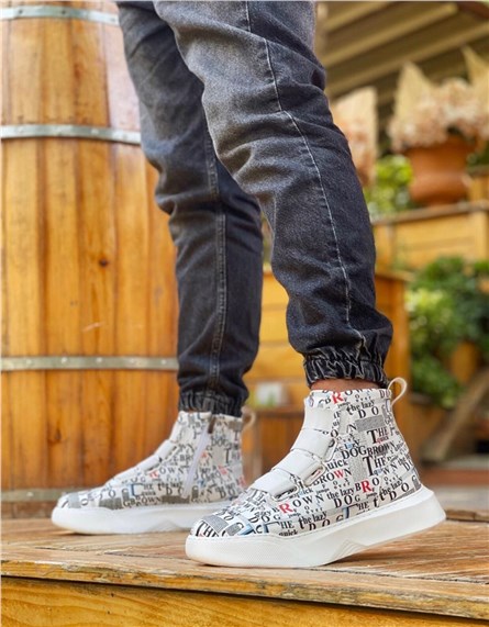 Men's Sports Boots BA0142 - White #361657