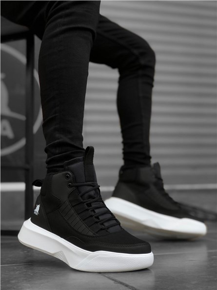 Men's sports boots BA0192 - Black # 323558