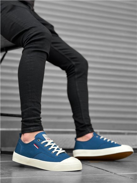 Men's Casual Lace Up Shoes BA0223 - Blue #382090