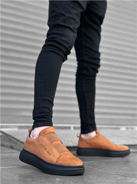Men's Suede Shoes BA0307 - Color Taba #369677