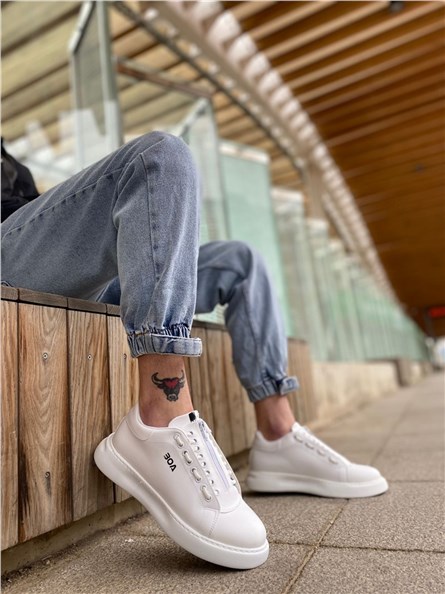 Men's casual shoes BA0330 - White #330803