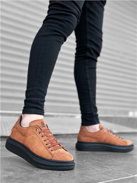 Men's Suede Sports Shoes BA0547 - Taba Color #367943