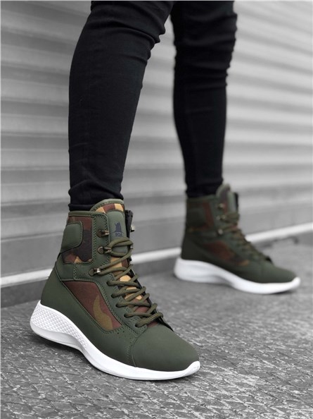 Unisex sports boots BA0600 - Khaki # 322429
