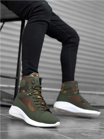 Unisex sports boots BA0600 - Khaki # 322429