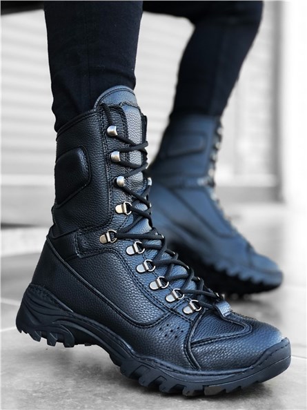 Men's boots BA0605 - Black #324184