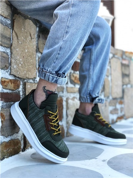 Men's sports shoes BA0606 - Khaki #328047