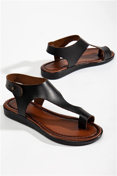 Women's Casual Sandals - Black #367223