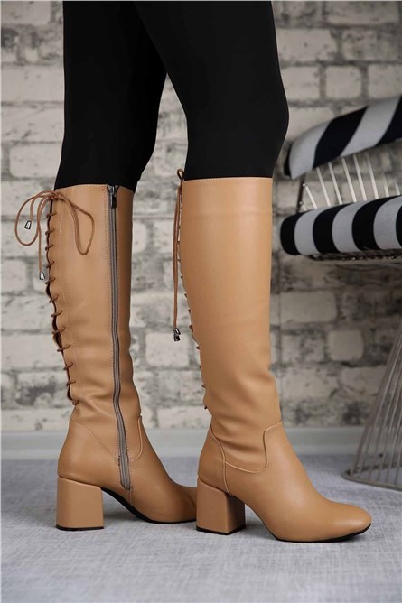 Women's Boots - Beige #298898