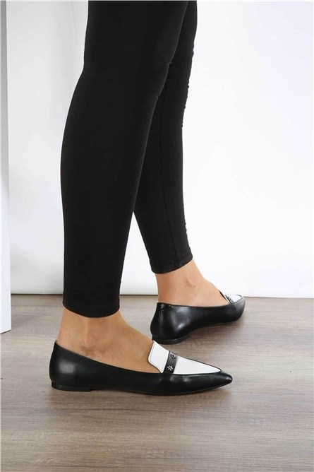 Women's Loafers - Black, Silver #294516