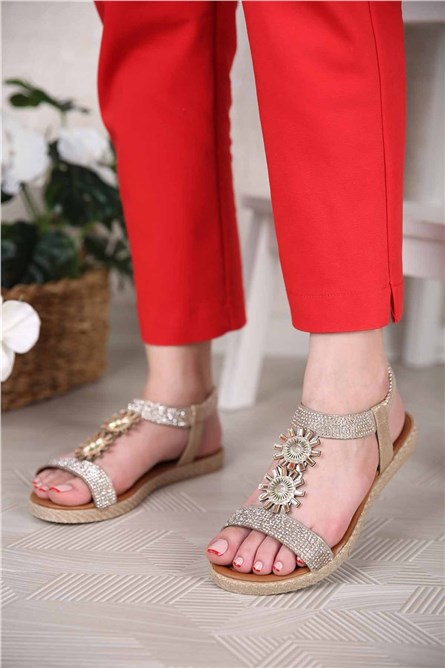 Modatrend Women's Sandals - Gold #297693